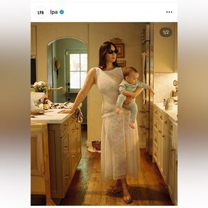 NWT LPA White Lace Dress